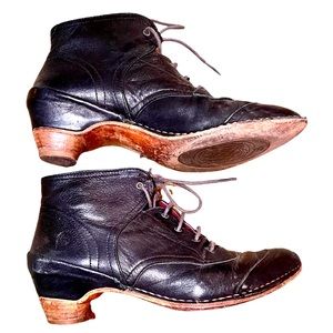 Neosens black leather shoes